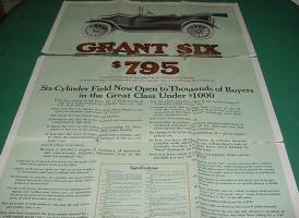 1916 GRANT SIX brochure