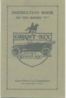 1916 GRANT SIX model ''V'' instruction book cover from Cleveland,Ohio