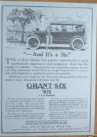 1917 GRANT Car ad