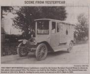 Hearse built by the Findlay Carriage Company
pictured around 1914