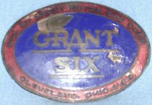 Grant Motor Car Corp. Cleveland, Oh. - 'Grant Six' emblem
