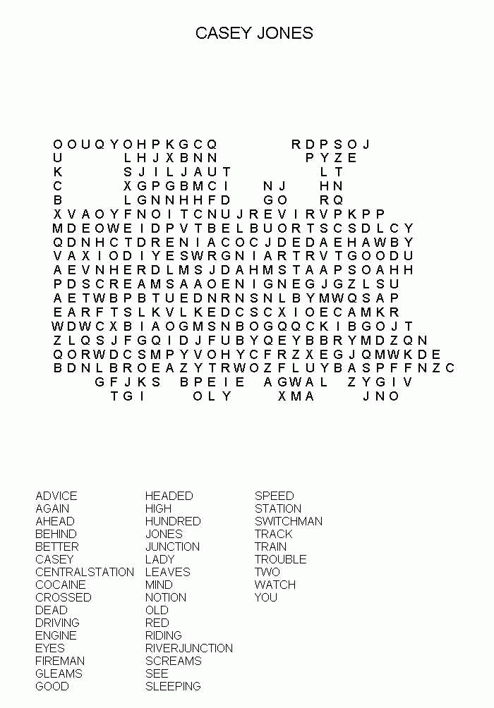 Word Search Construction Kit 97 Puzzle