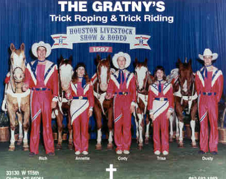 FAMILY PICTURE AT HOUSTON STOCK SHOW