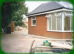 The completed Conservatory side view