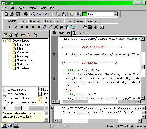 xEdit in action