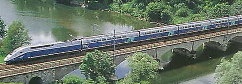 TGV Duplex na poti med Parizom in Lyonom