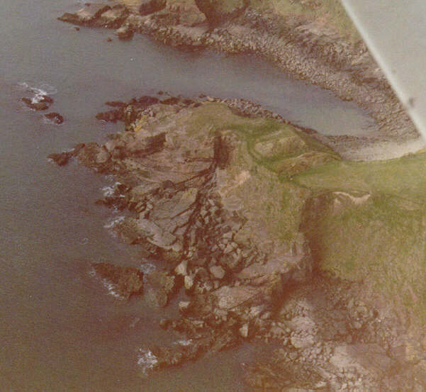 Close-up of Coolum promontory fort