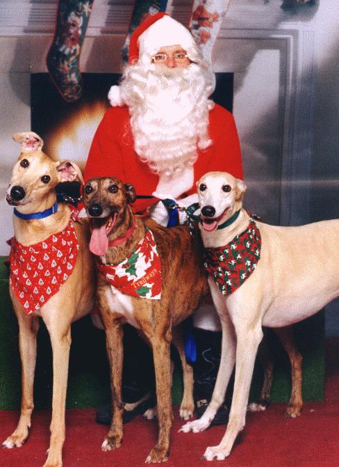 The Big Guys with Santa