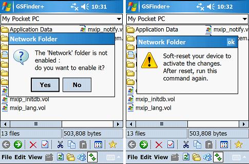 Enable Network folder