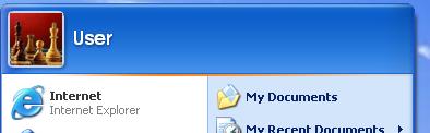 Username on Start Menu