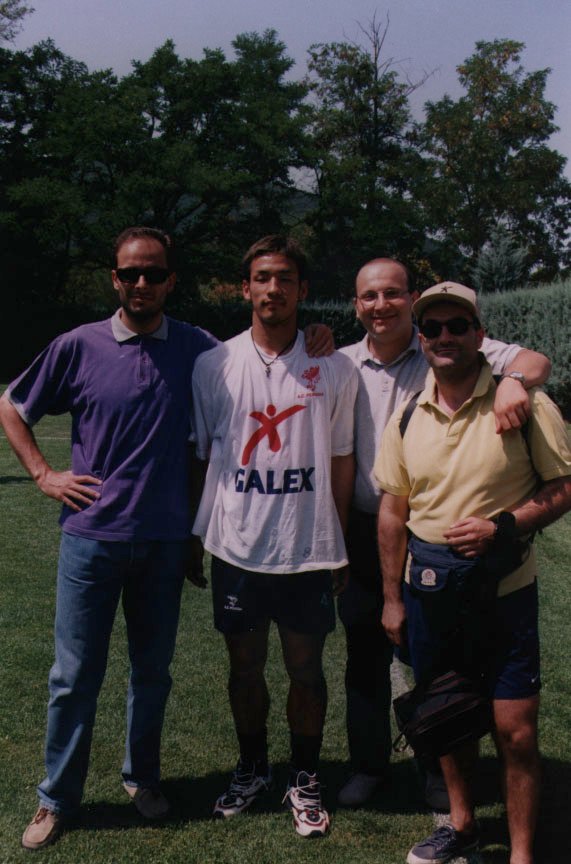 Me with Hidetoshi Nakata, the soccer player