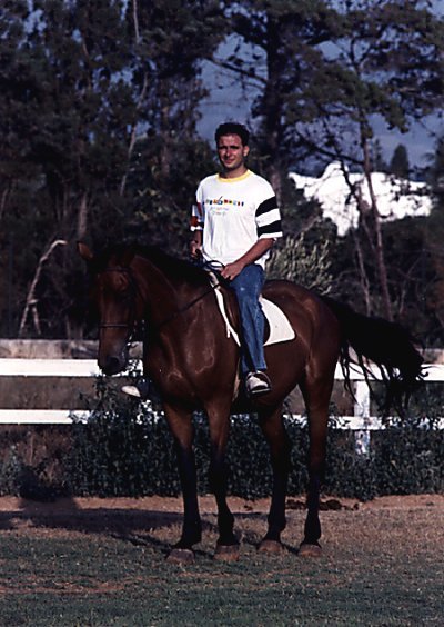 Me, riding a horse