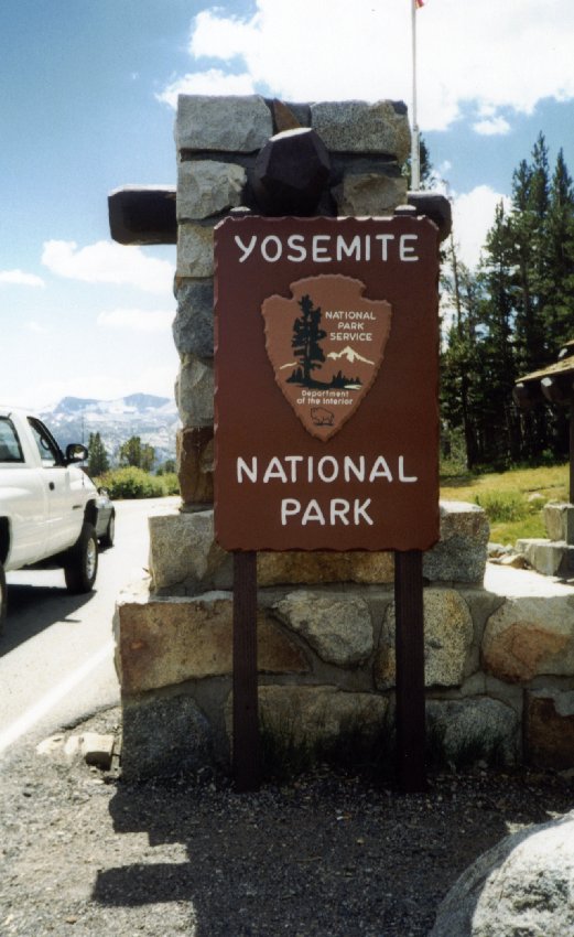 the park entrance