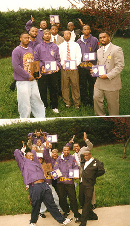Bernard Long, Quintest Bishop, Corey Pettigrew, Tim Chaplan, Derek Johnson, Brandon Ford, Orland Mack, Kevin Johnson, and Kano Ford