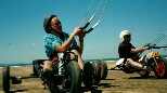 Andy Sands (event Champion) in close combat with Mark Kingshott (2nd). Andy demonstrates a new use for duck tape - attaching lead weights.