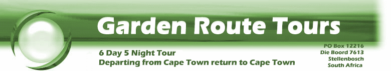 6 Day 5 Night Garden Route Tours from Cape Town