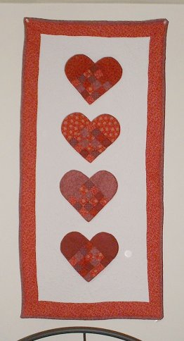Hearts Wallhanging