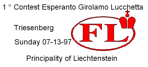 1  Contest Esperanto - 1997