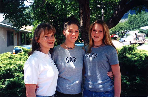 Catherine with Aunt Angie and daughter Becka