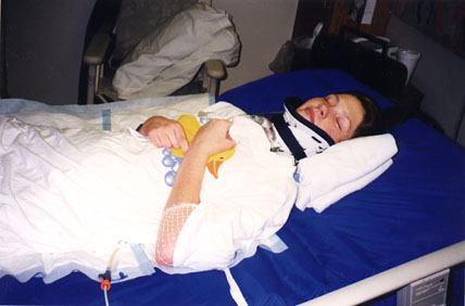 Catherine in Flagstaff Hospital