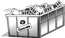 concrete bin