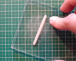 Rolling a coil.