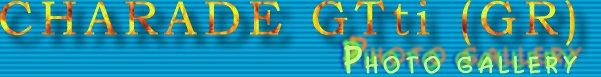 CHARADE GTti (GR)
