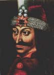 An oil painting of Vlad Tepes