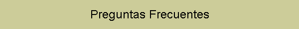 Preguntas Frecuentes