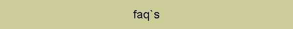faq`s