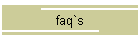faq`s