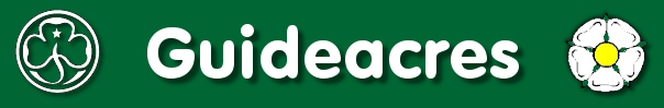 Guideacres header : Guide trefoil and East Yorkshire Rose