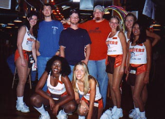 Ryan, Matt, & I at Hooters during one of Ryan's visits home
