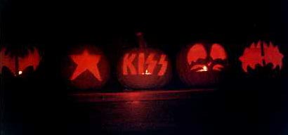 The KISS pumpkins I carved a couple of Halloweens ago