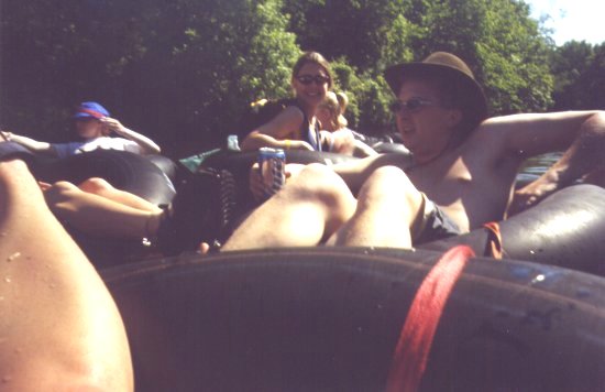Again, if you look closely at this picture, you can see Kurt adjusting as if his arse had been wacked by a rock or a stick or even a small water animal.