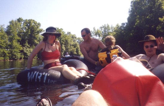 Kath takes care of business while Ken oversees the process.