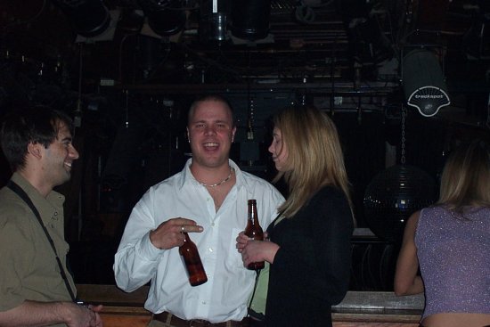 Mark looks on in admiration.