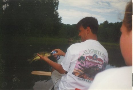 The fish needed to cool down after Bass Olympics.