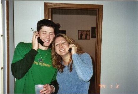 Mike isn't flipping anyone off in this picture.