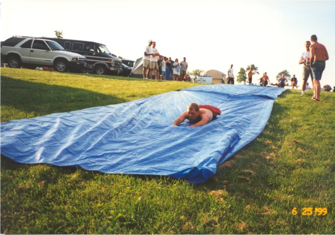 The Tarp Sliding Tradition Continues.