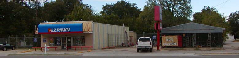 Vacant Lot, Pawn Shop & Storage Sheds