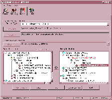 Listing Transfer main screen