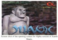 Screen shot of Xanth Magic opening screen.