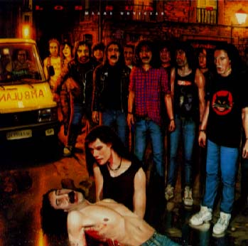 Album jacket of Malas Noticias