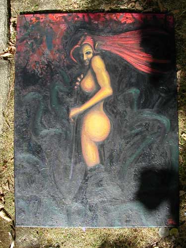  ''The Grave Digger's Sword'', 2004
Oil & Acrylic on Canvas
475mm x 600mm
My Private Collection
Currently For Sale