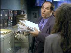 the filing cabinets contain records of past cases