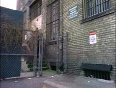 the rear exit from Holding