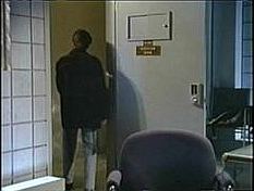the door to the interrogation room