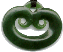 Greenstone Pendant Pikorua Design