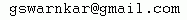 My Email Address at Gmail